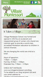 Mobile Screenshot of ourvillagemontessori.com